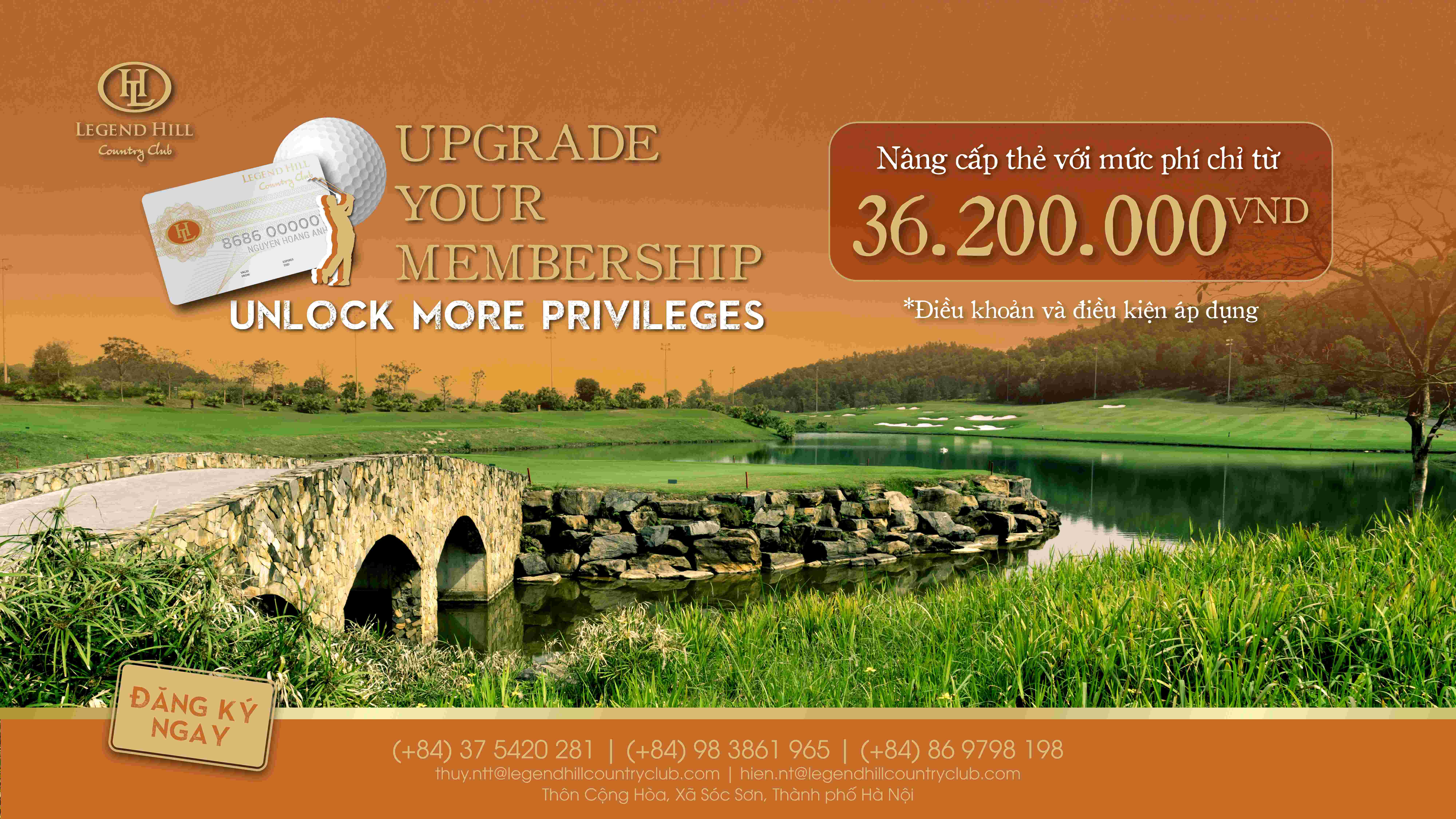 NÂNG CẤP THẺ HỘI VIÊN THƯỜNG